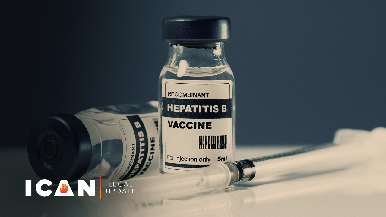 ICANdecide's tweet card. ICAN is launching a campaign to hold hospitals & doctors responsible when they ignore the wishes of parents and administer the hepatitis B (hep B) vaccine to a newborn without parental consent.