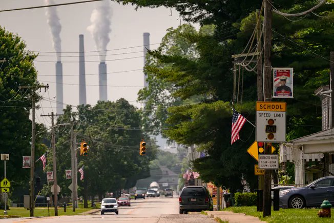 ClimateMayors's tweet card. The Environmental Protection Agency says power plant emissions regulations imperil the grid. Local leaders and clean energy advocates say repealing them imperils residents.