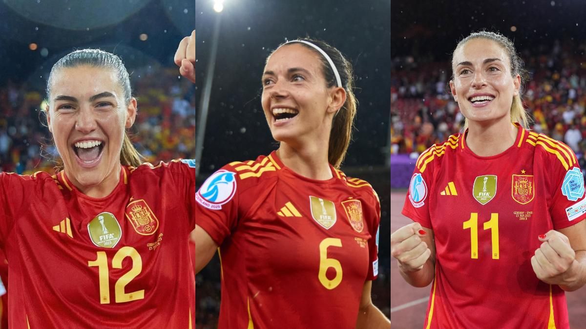 AlexiaReina11's tweet card. El tridente de la medular, que lleva casi diez años junto en el Barça, será la gran baza de España para imponerse a Inglaterra en la final de la Eurocopa