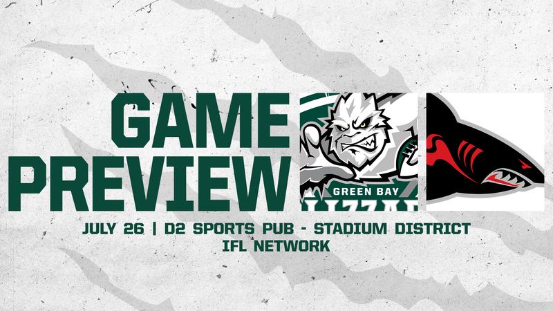 gbblizzard's tweet card. The Green Bay Blizzard have their regular season finale against the Jacksonville Sharks.