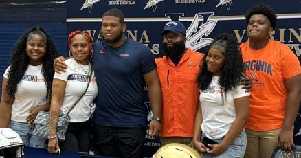 DailyProgress's tweet card. "Y'all got two good players out of Richmond, Virginia, and we're ready to compete and change the program around. Wahoowa."