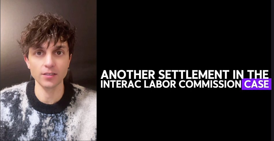 unite_interac's tweet card. We have some exciting news in the Interac unfair labor practices case. On November 25, 2024 Tozen Union and Interac signed another partial settlement agreement. Between this and the previous agreem...