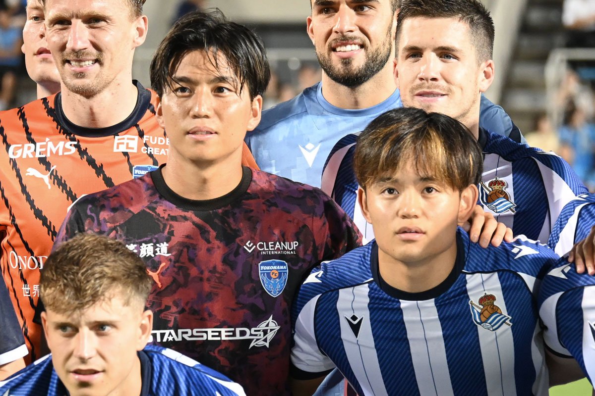 tospo_prores's tweet card. Ｊ１横浜ＦＣのＭＦ山田康太（２６）が、親交のあるスペイン１部レアル・ソシエダードの日本代表ＭＦ...