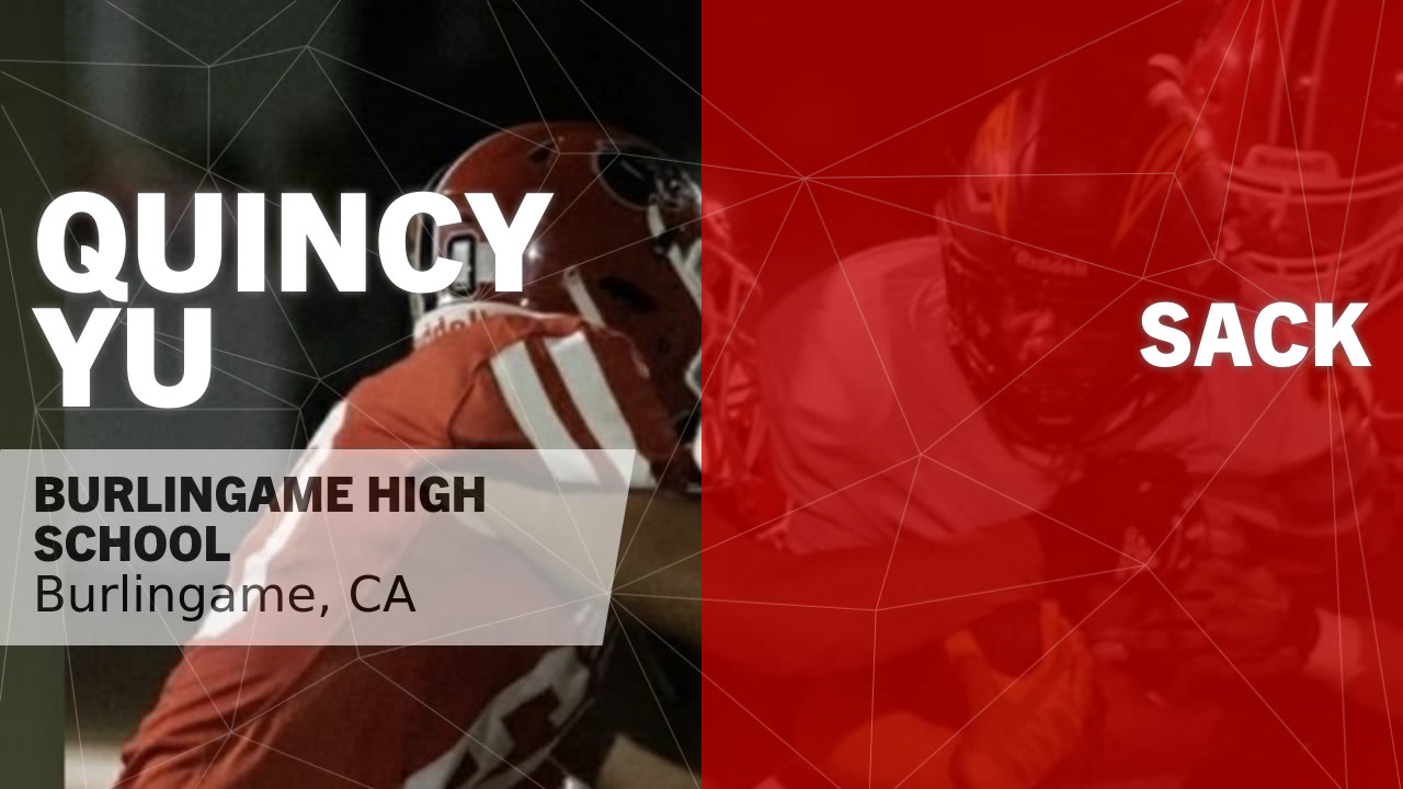 QuincyYu2008's tweet card. Sack vs Piedmont Hills