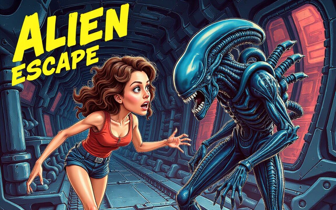 caad_es's tweet card. De no hace mucho a esta parte hemos acabado con una serie de títulos aventureros que tenían un "escape" en su título, y ahora, otro juego se une al club: Alien Escape. Se trata de una aventura de...