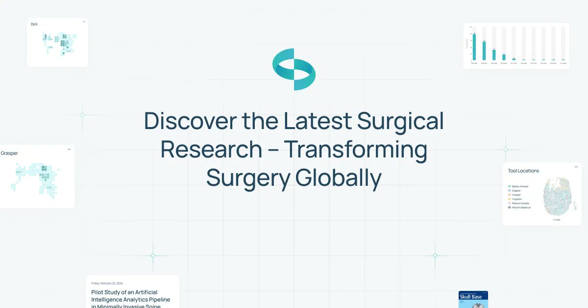 SurgicalDSC's tweet card. Explore groundbreaking findings from a global network of researchers and collaborators. Discover the latest advancements in surgical innovation and minimally invasive techniques. Join the movement...