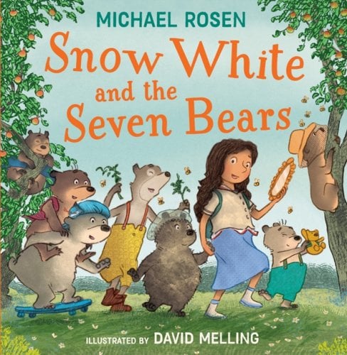 storiesforspace's tweet card. A fabulously funny story, inspired by the much-loved classic character, from two giants of children’s books! “Mirror, mirror on the wall. Where is the cuddliest teddy of all?” Snow White has lost her...