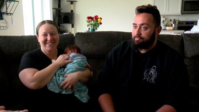 SNNTV's tweet card. Krystal O’Connell had plans for how she wanted to give birth.