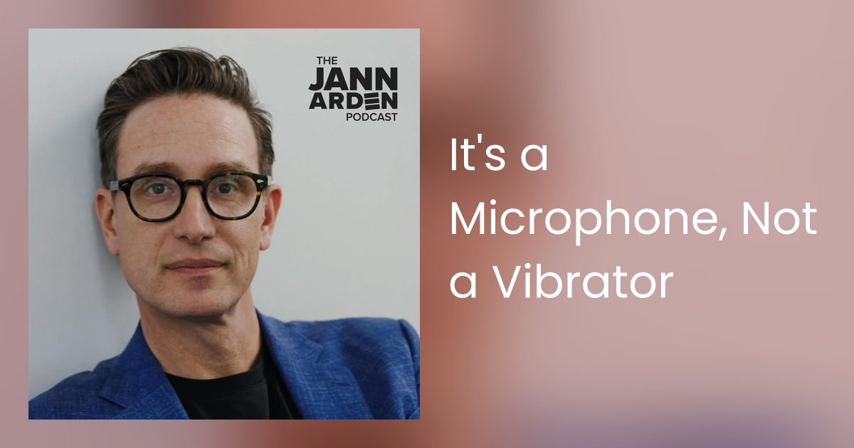 JannArdenPod's tweet card. Jann Arden welcomes back friend of the show, scientist Dan Riskin!