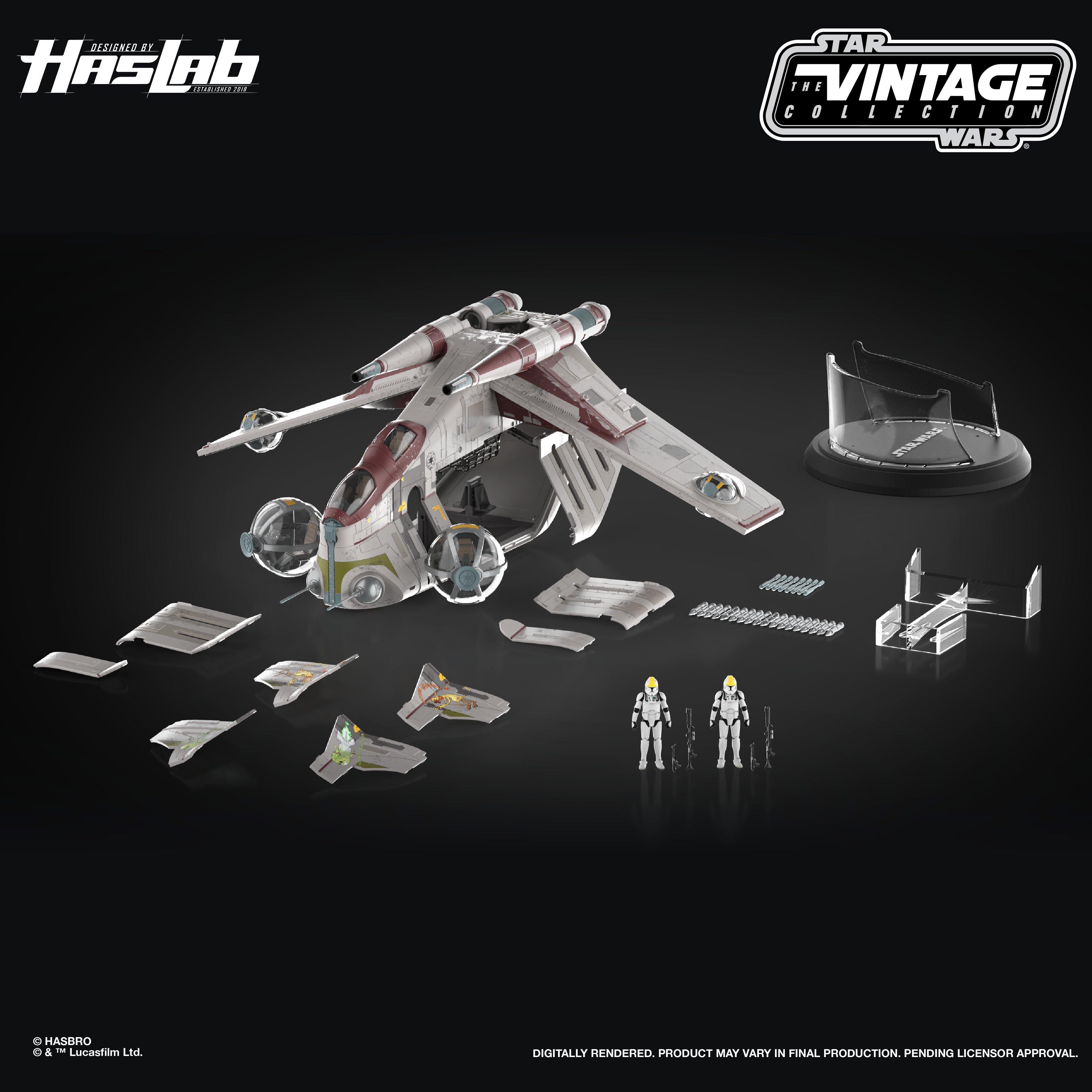 BanthaSkullcom's tweet card. HasLab’s newest project run is The Vintage Collection LAAT/i Gunship inspired by Star Wars: Attack of the Clones™. Find product specs and backer information.