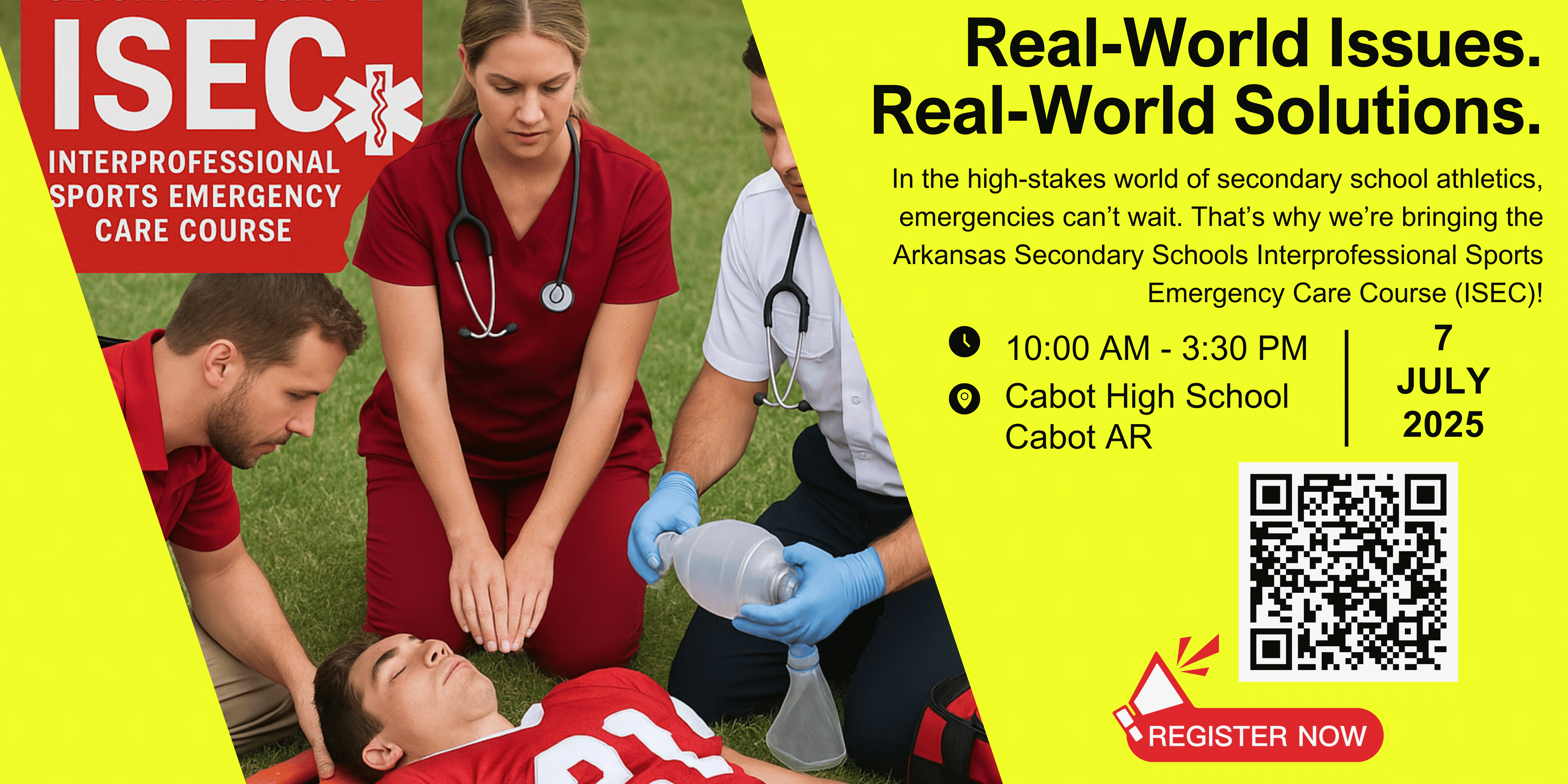 rrcatc's tweet card. This course is tailored to interprofessional managment of emergencies in SECONDARY SCHOOL settings. Hosted by Cabot High School.