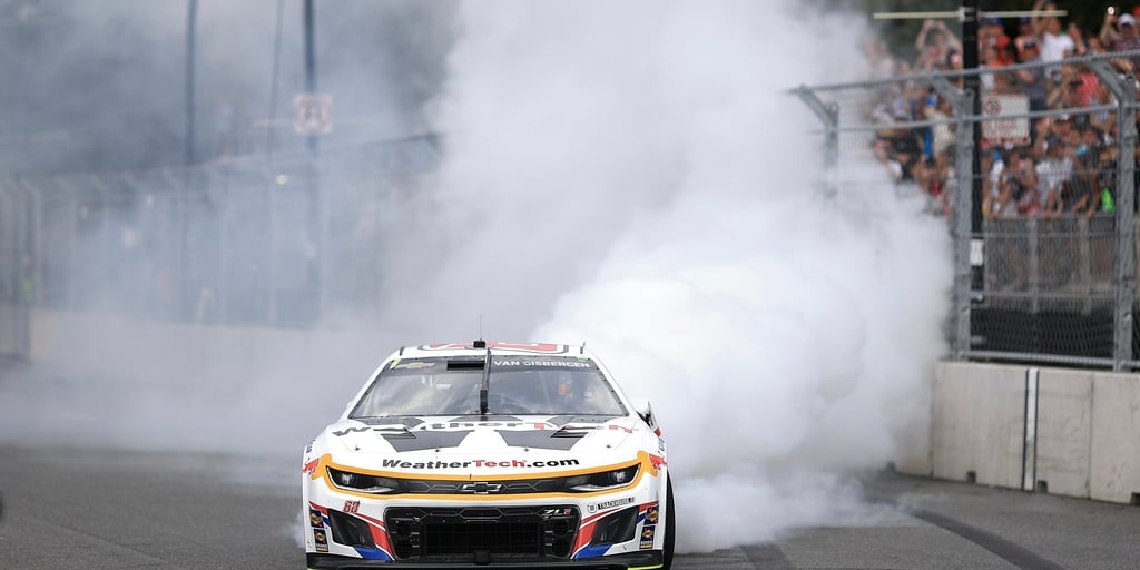 ReporterHal's tweet card. NASCAR is pumping the brakes on the Chicago Street Race.