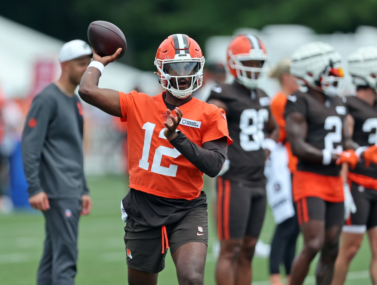 MaryKayCabot's tweet card. How the Browns quarterback fared on Day 4 of Browns minicamp.
