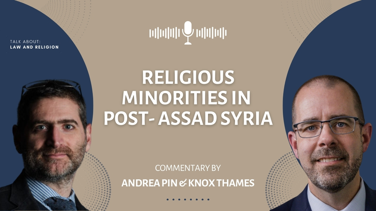 andreapincomlaw's tweet card. Knox Thames, international human rights lawyer and a senior fellow at Pepperdine University, and Andrea Pin, professor of law at University of Padua, discuss religious minority dynamics in post-Assad...