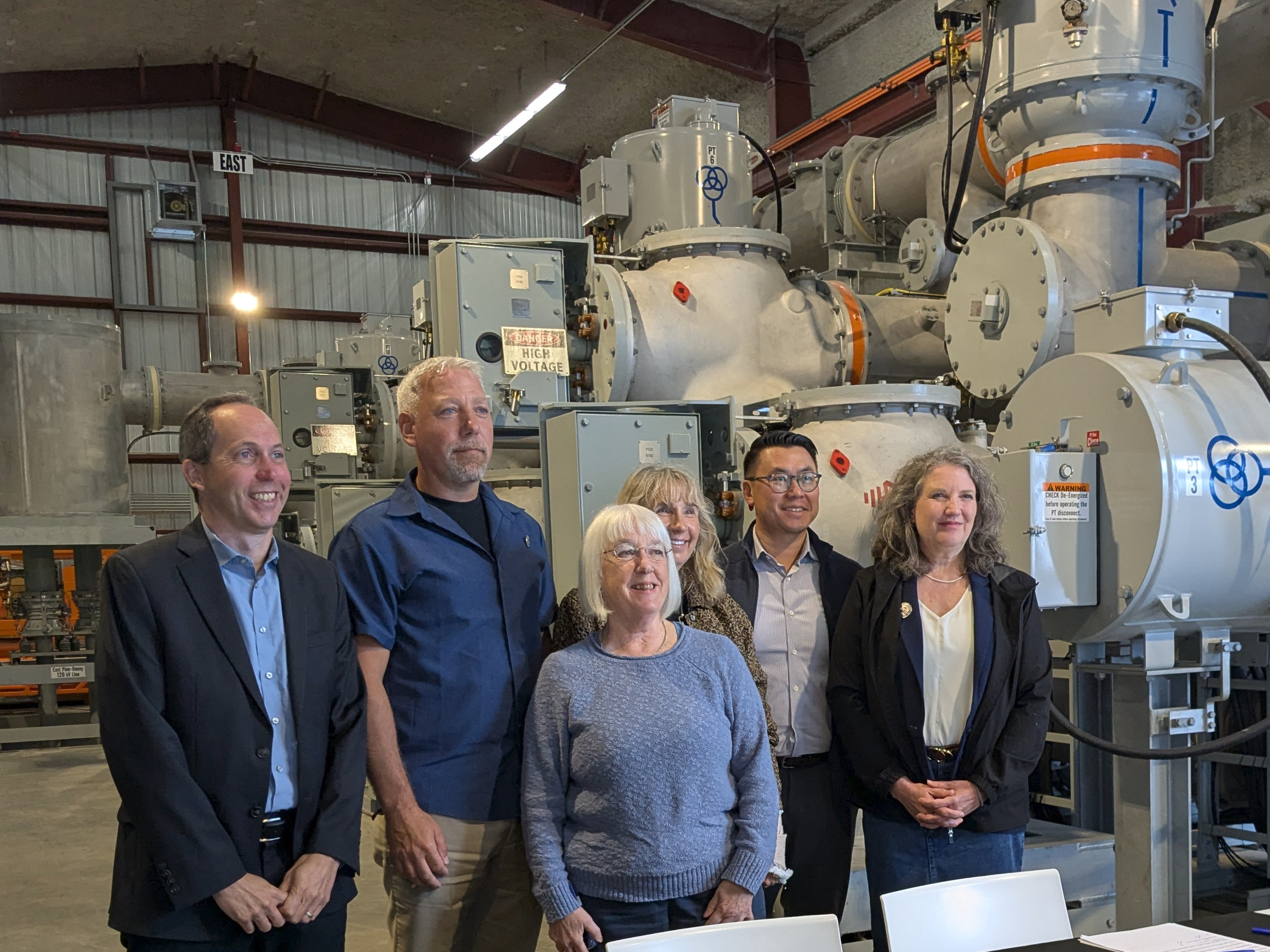 geekwire's tweet card. Participants in a Seattle roundtable on the Republican-led repeal of clean energy tax credits, from left: Gregg Small, executive director of Climate