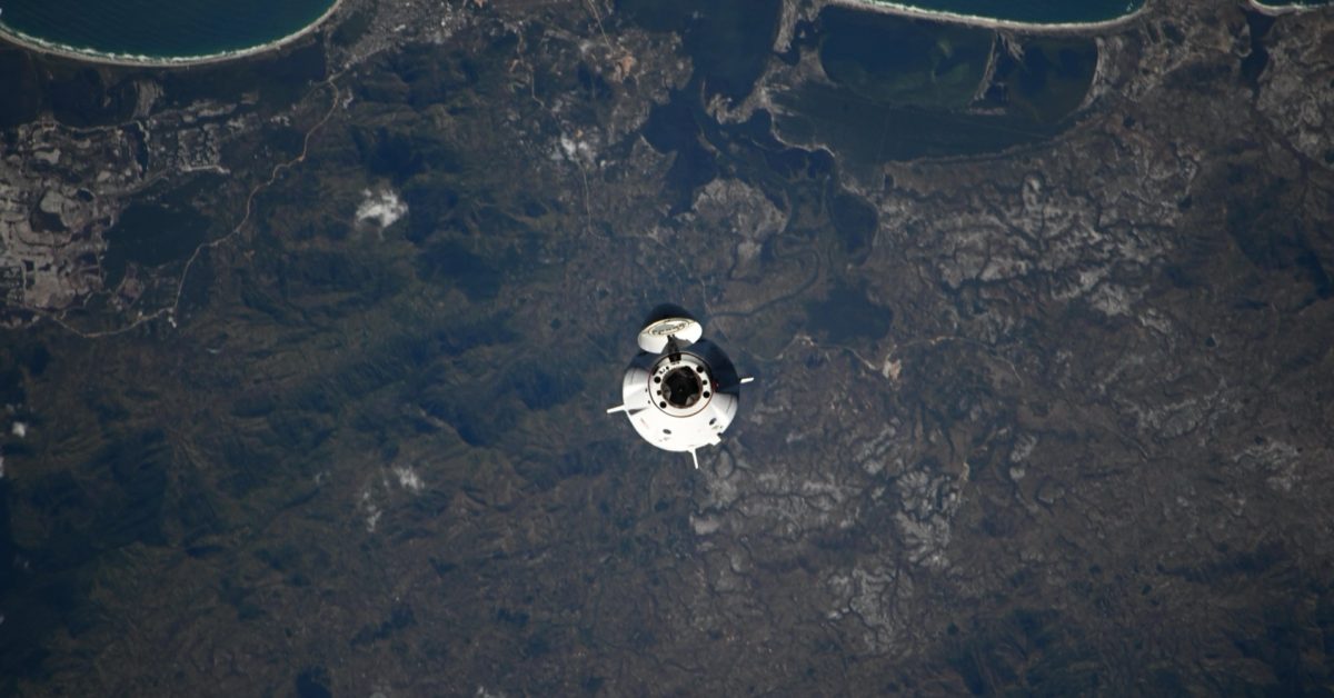 space_explored's tweet card. SpaceX’s final Crew Dragon to roll out of the factory floor has officially arrived at the International Space Station after...