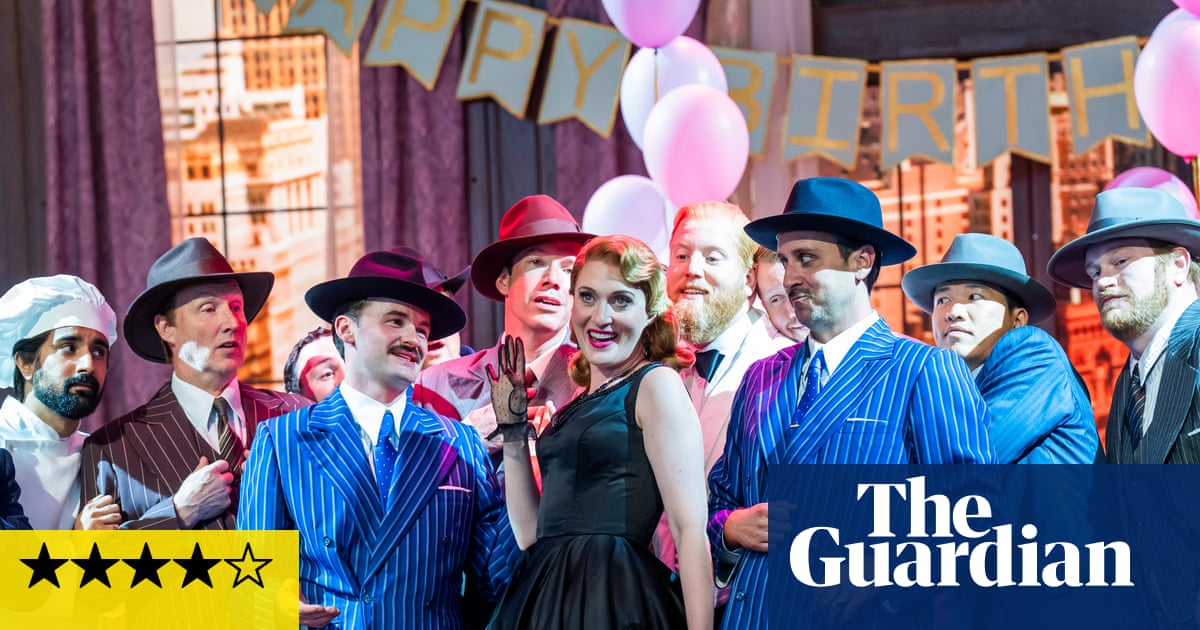 jsavournin's tweet card. John Savournin has huge fun transplanting Lehár’s fictional Balkan Neverland to mafioso Manhattan in a hyperactive production