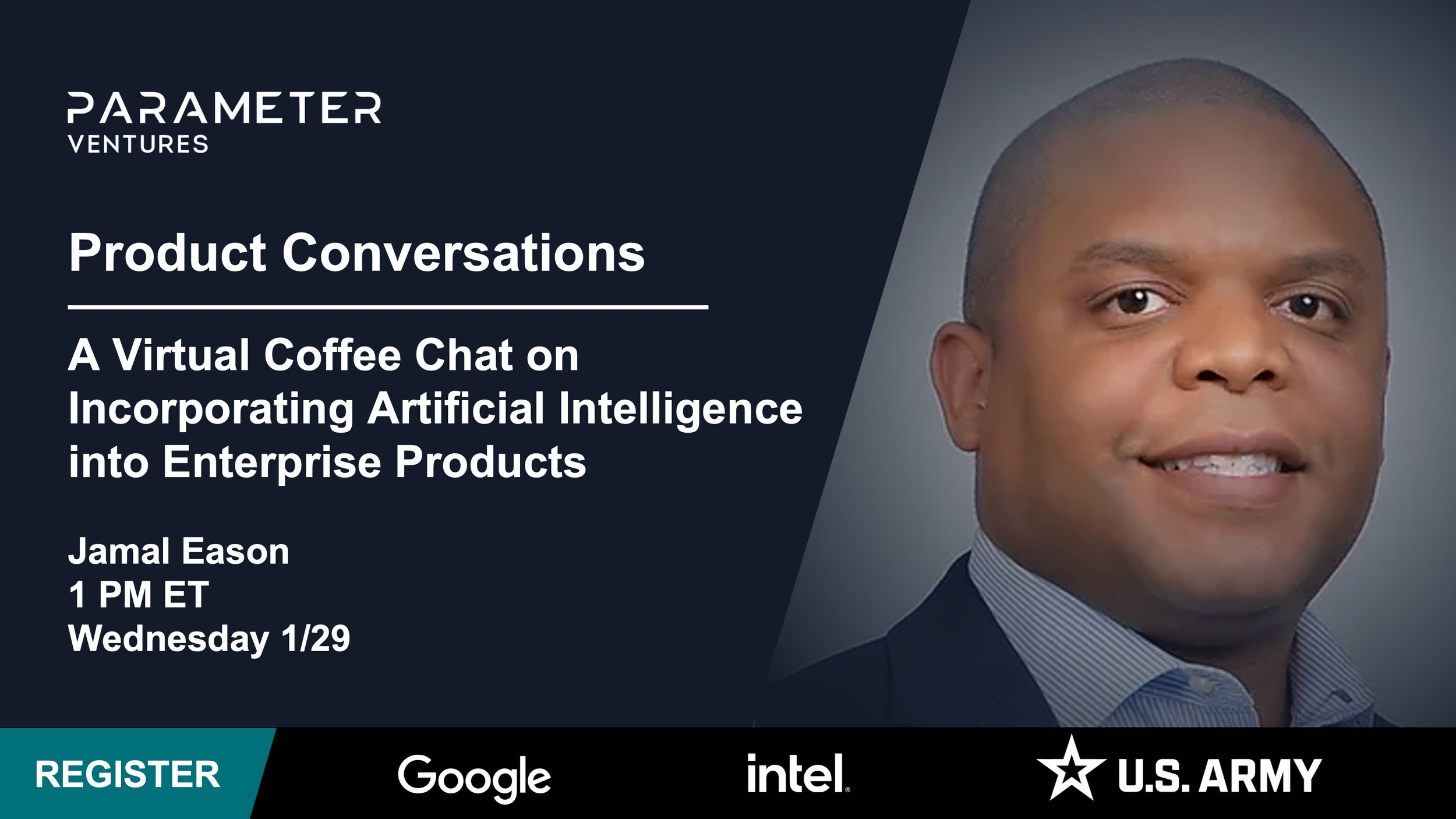 ParameterVC's tweet card. A conversation on integrating technologies such as machine-learning algorithms and agentic systems into enterprise software