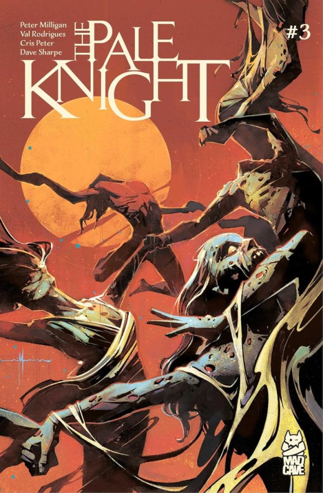horrornerdonlin's tweet card. #horror – #horrorcomics – #ThePaleKnight – #MadCaveStudios – @MadCaveStudios – #PeterMilligan – #ValRodrigues – #CristianePeter – #DaveSharpe –…