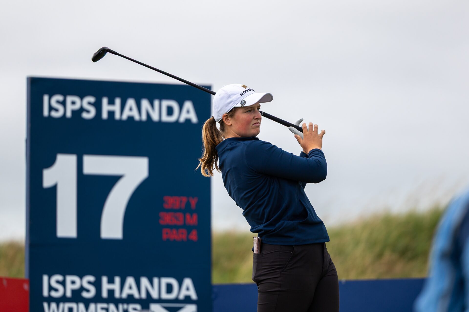 ISPSHanda's tweet card. English rookie Lottie Woad leads three major champions into an enthralling weekend at the ISPS HANDA Women’s Scottish Open. The term “rookie” almost seems r ...