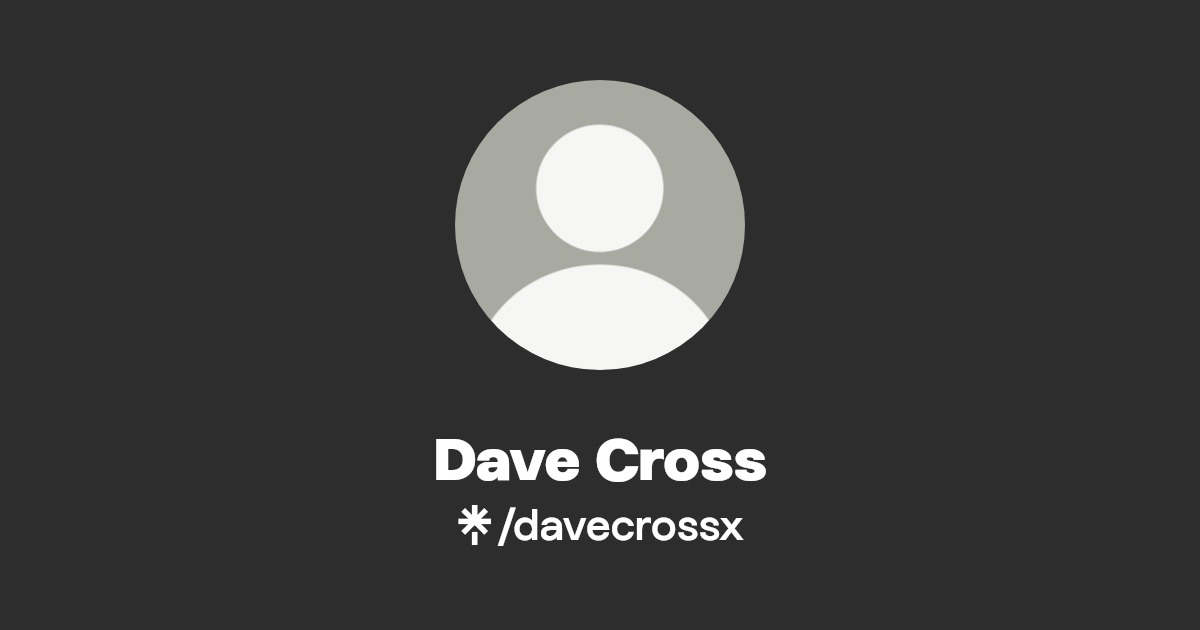 davecrossx's tweet card. (He/him) geek, The RVT, Cabaret vs Cancer, KateBushnews.com