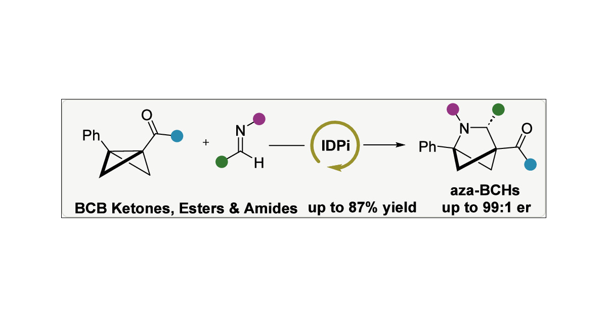 ListLaboratory's tweet card. The bioisosteric replacement of 2D aromatic scaffolds with sp3-rich surrogates has become an important design element in modern medicinal chemistry. Within the sp3-rich world, the azabicyclo[2.1.1]...