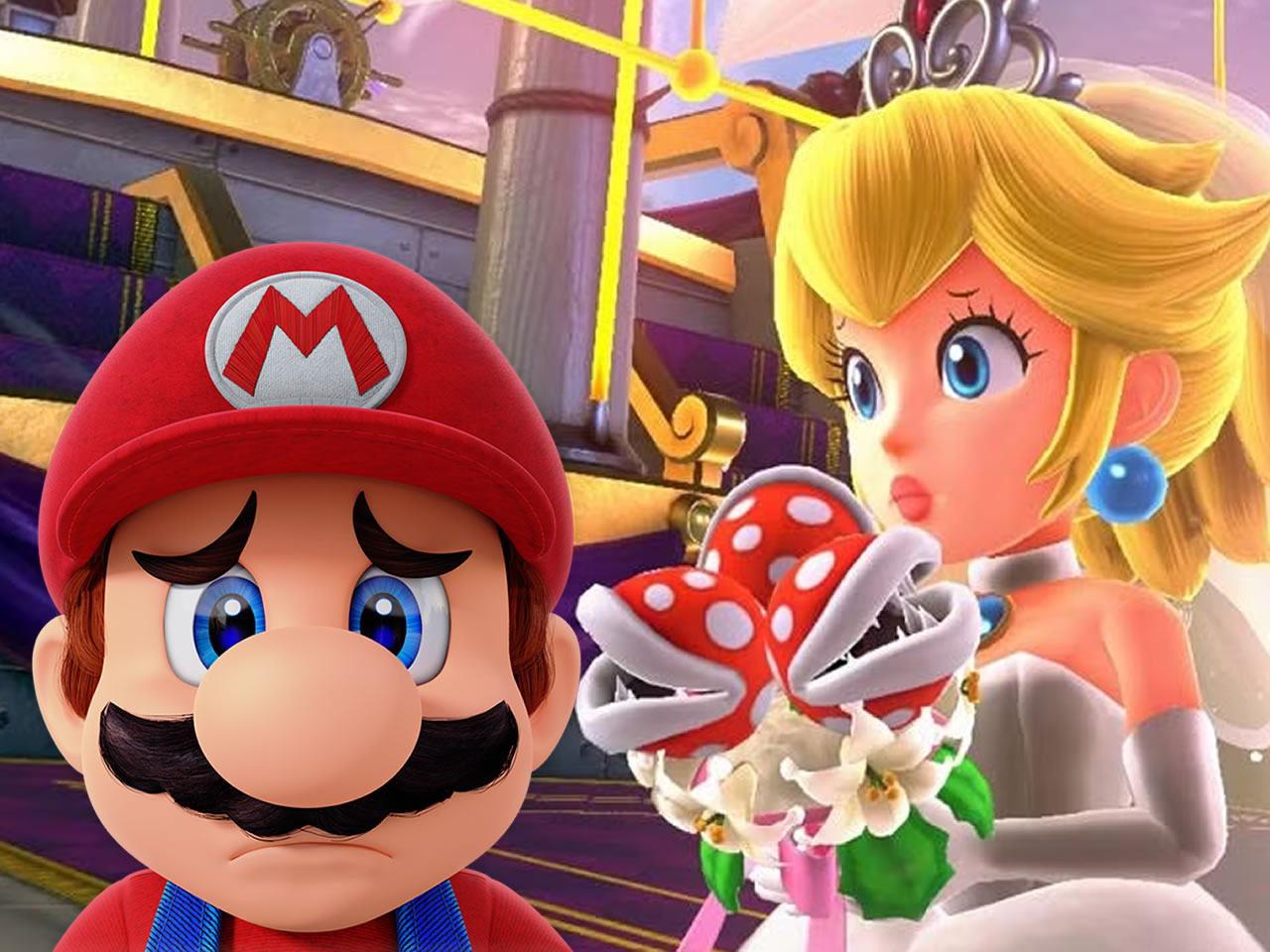 LevelUPcom's tweet card. Nintendo reafirmó que Mario y Peach son sólo buenos amigos, pero algunos momentos de los juegos y otras producciones lo ponen en duda.