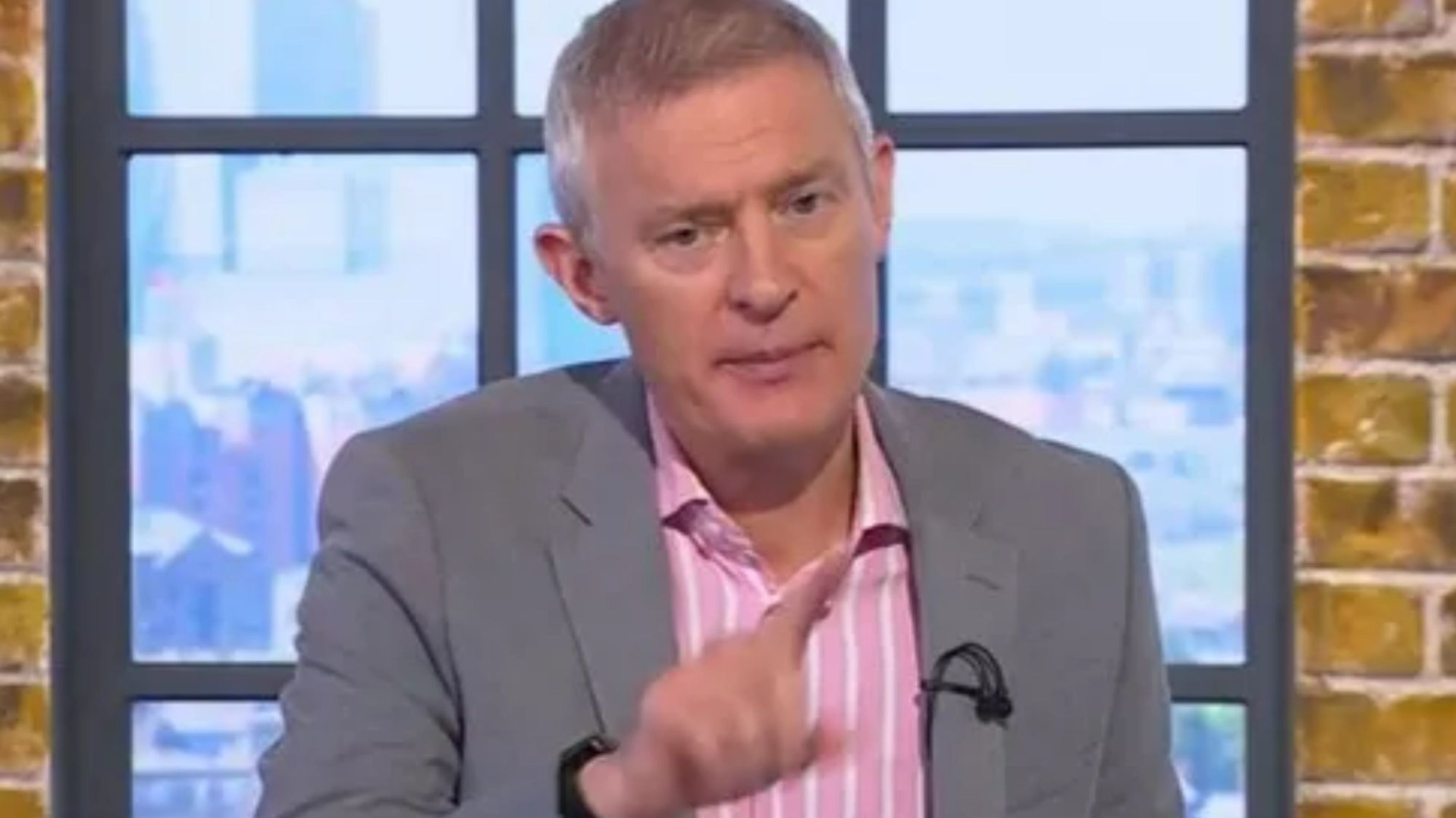 TheSunTV's tweet card. JEREMY Vine has been forced to apologise as a ‘vile misogynistic’ caller insulted Ann Widdicombe live on air.  Jeremy and Ann were appearing alongside each other on the Channel 5 show when a c…