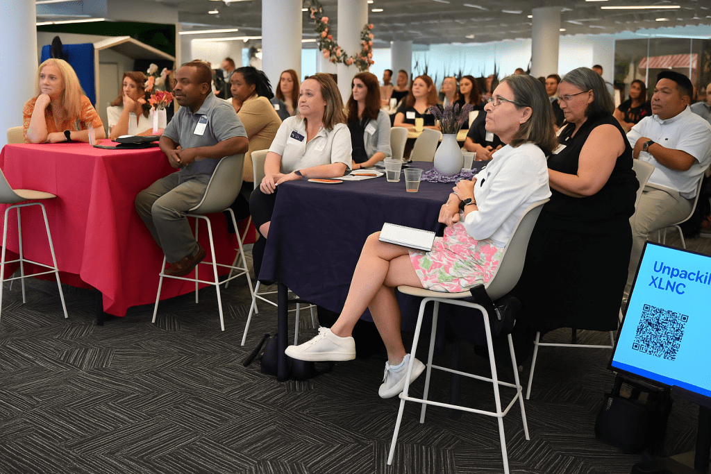 SkiftMeetings's tweet card. More than 130 event professionals gathered this week at Freeman’s Alexandria, Virginia office to explore the findings from the company’s latest trends As costs rise and loyalty declines, connection...