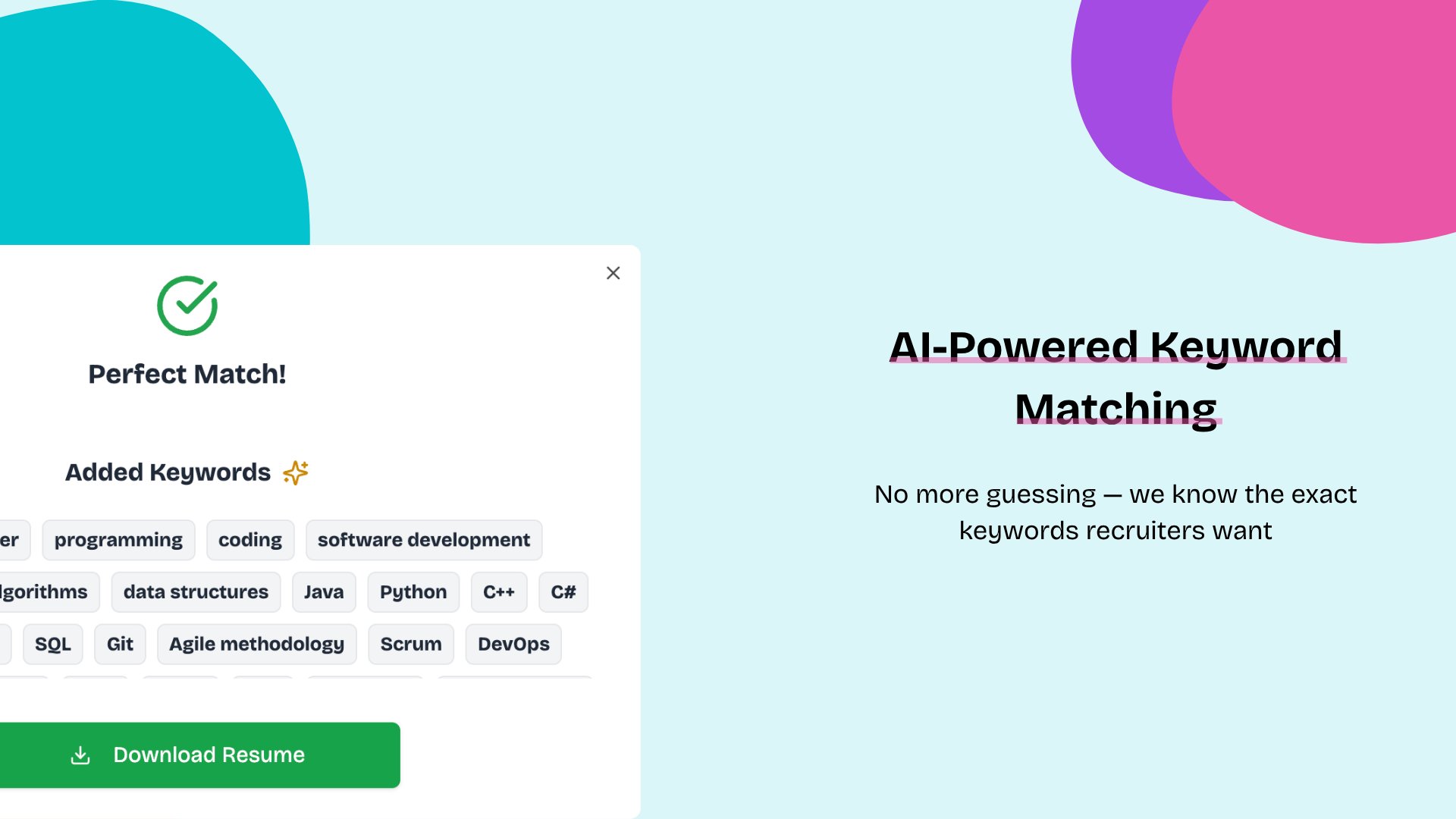 BetaList's tweet card. Optimize your cv with invisible keywords