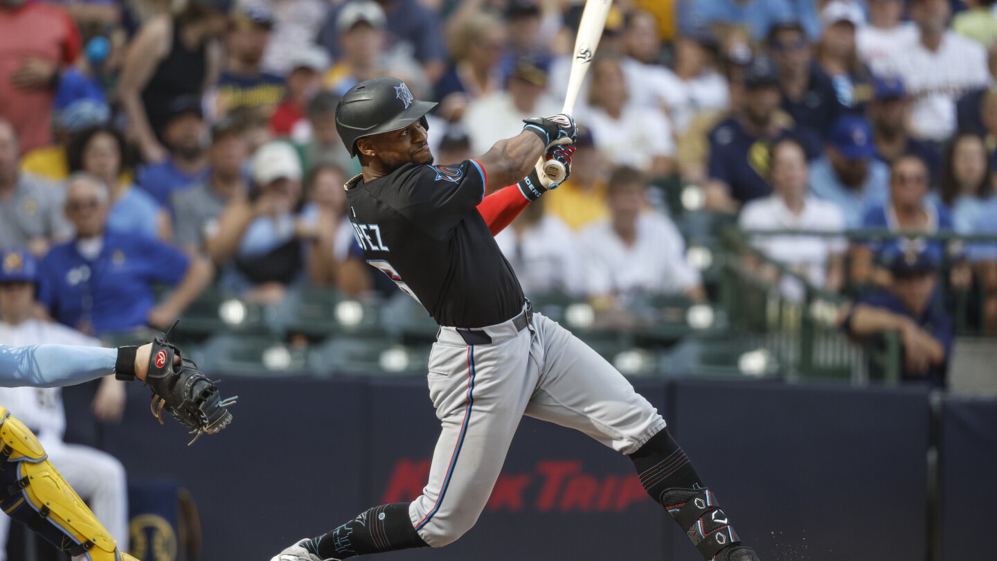 stevemegargee's tweet card. All-Star Kyle Stowers hit his 23rd homer and Otto Lopez capped off a three-hit day with a tiebreaking double in the seventh inning to lead the Miami Marlins to a 5-1 victory over the Milwaukee...