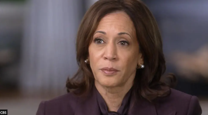 TheTerryThomas's tweet card. US President hopeful Kamala Harris was epically dreadful in her 60 Minutes interview last night on TV
