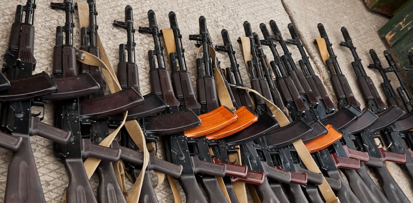 ConversationEDU's tweet card. New Zealand has avoided the levels of gun-related violence driven by organised crime seen overseas. Improved gun laws and policies could help keep it that way.