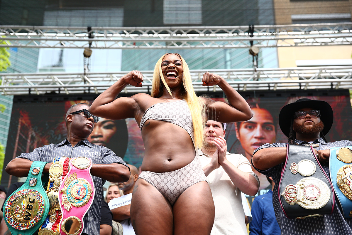 PRProSanDiego's tweet card. Saturday's title defense by undisputed heavyweight champion Claressa Shields in Detroit is heading for a sellout.
