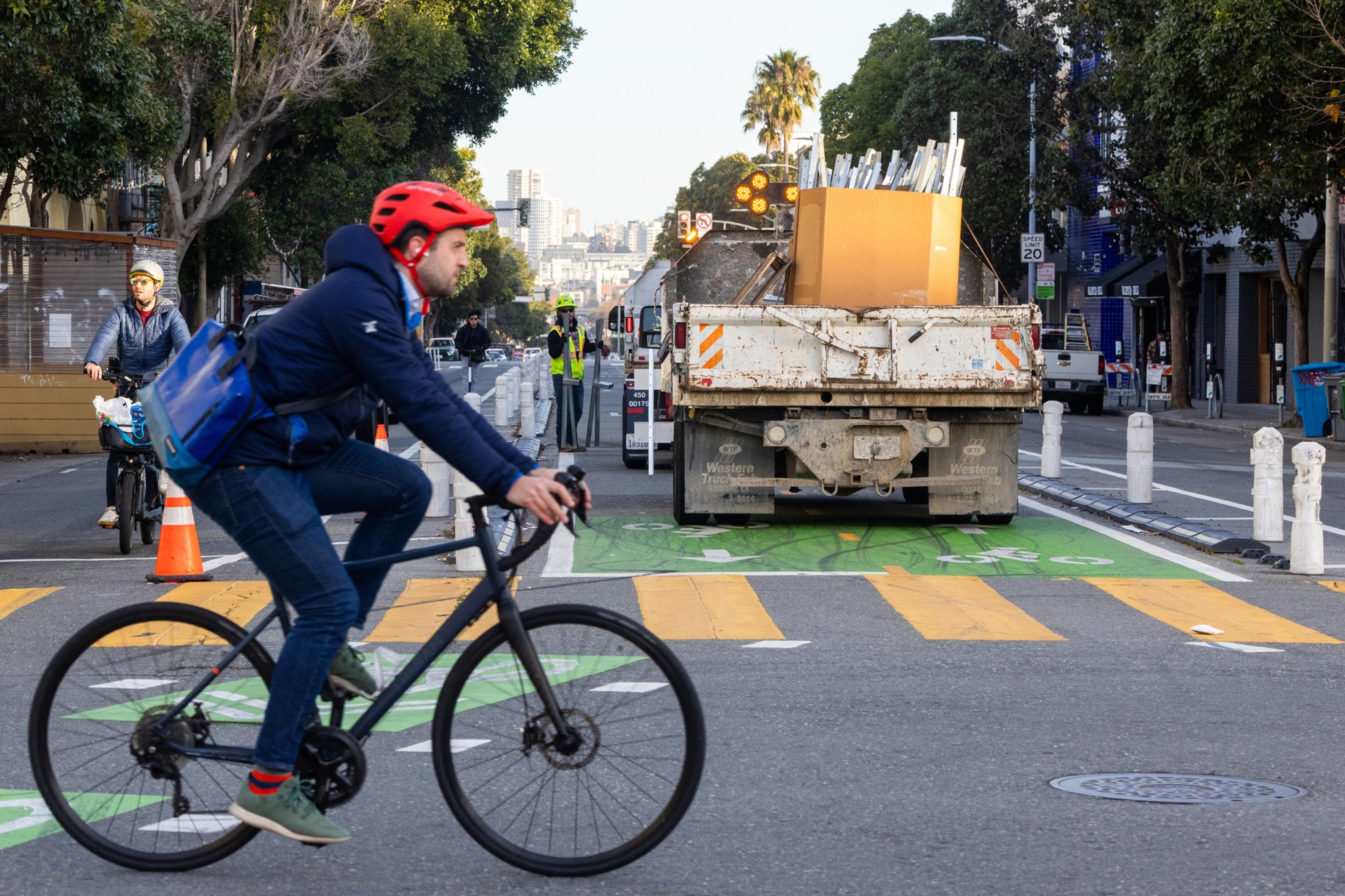 cnnr_cllhn's tweet card. Whether you hated the removal of parking spaces or loved the ease of getting downtown safely, seemingly everybody had an opinion about Valencia Street’s eight-block, center-running “cycle track.”