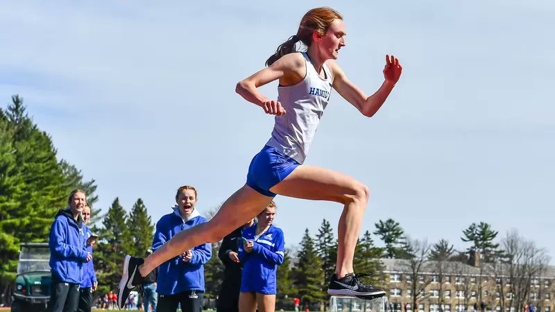 HamCollSports's tweet card. GENEVA, Ohio – Hamilton College's Keira Rogan '28 finished first in her heat and qualified for the finals of the women's 3,000-meter steeplechase in the 2025 NCAA Division III Outdoor Track & Field...