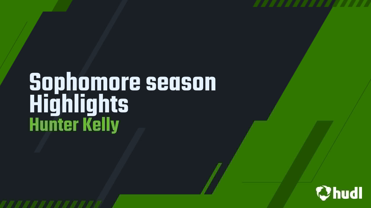 HunterK2652's tweet card. Sophomore season Highlights