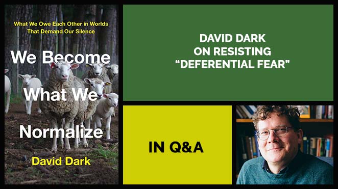 DavidDark's tweet card. The intersection of our spiritual, communal, and political lives has always been David Dark’s intellectual territory. In books like The Possibility of Americ…
