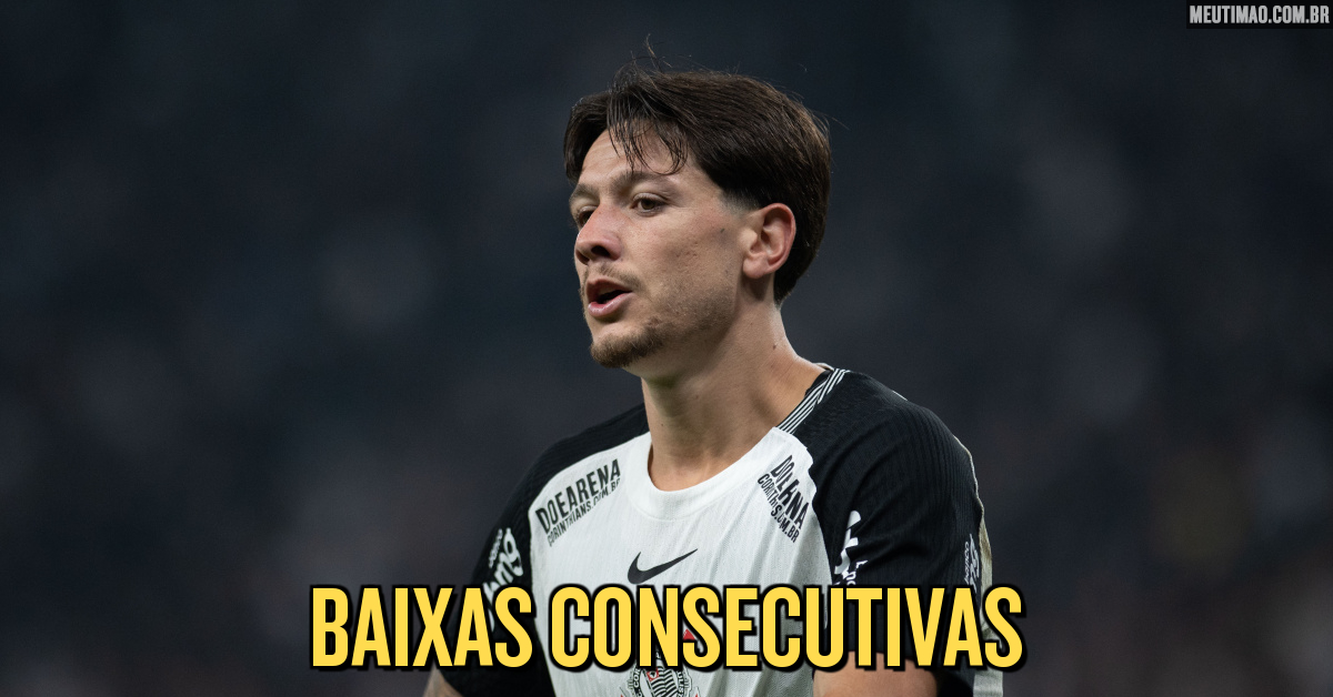 MeuTimao's tweet card. O Corinthians volta a campo neste sábado para enfrentar o Botafogo pela 17ª rodada do Campeonato Brasileiro. E, mais uma vez, o técnico Dorival Júnior terá que lidar com desfalques por suspensão.