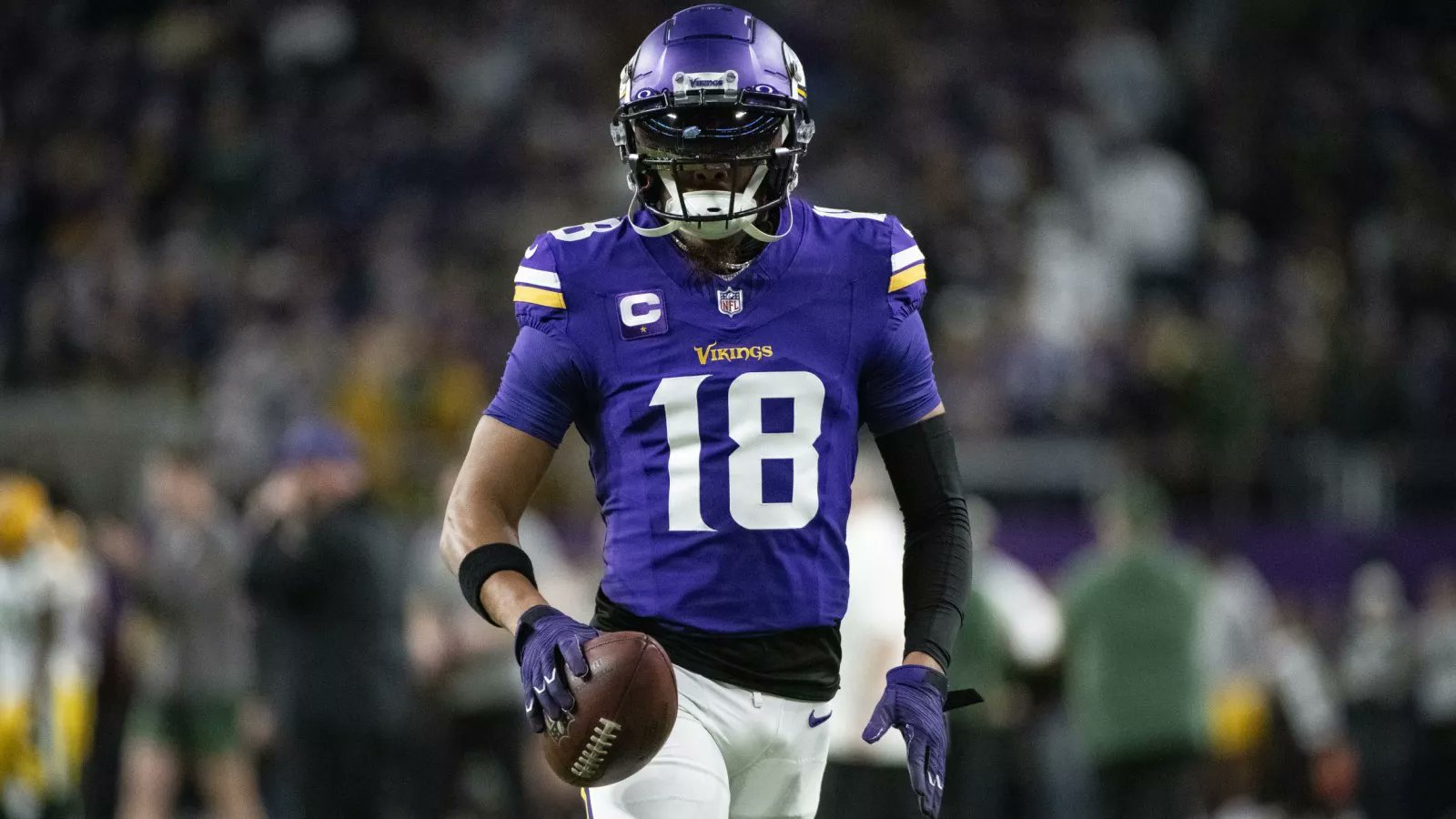 Newsweek's tweet card. Minnesota Vikings superstar Justin Jefferson spoke out honestly about quarterback J.J. McCarthy.