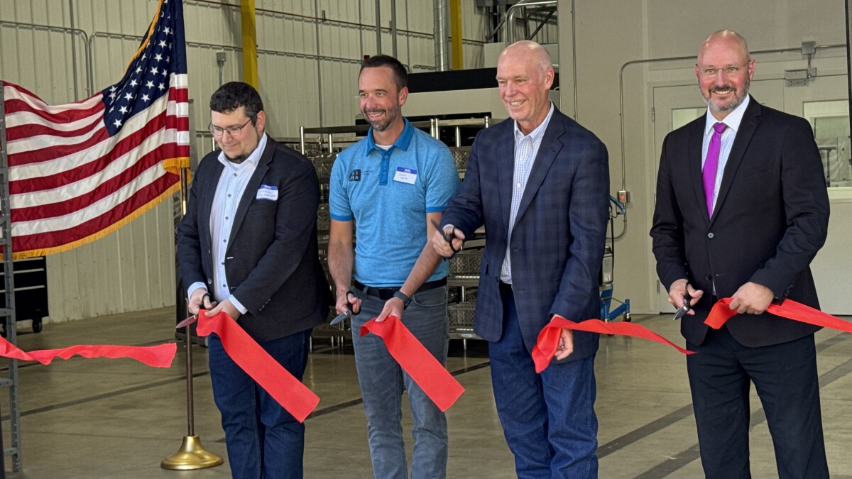 JSAmbarian's tweet card. It’s been a year and a half since a German manufacturing company announced they were making a major investment in Lewistown. Now, they’ve officially launched the first phase of their operations.
