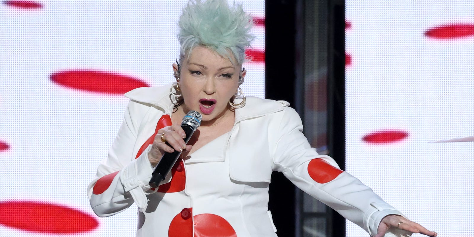 usatodaylife's tweet card. Cyndi Lauper's distinct mix of kookiness, color and powerhouse singing are showcased on her farewell tour. We take you inside one of her final shows.