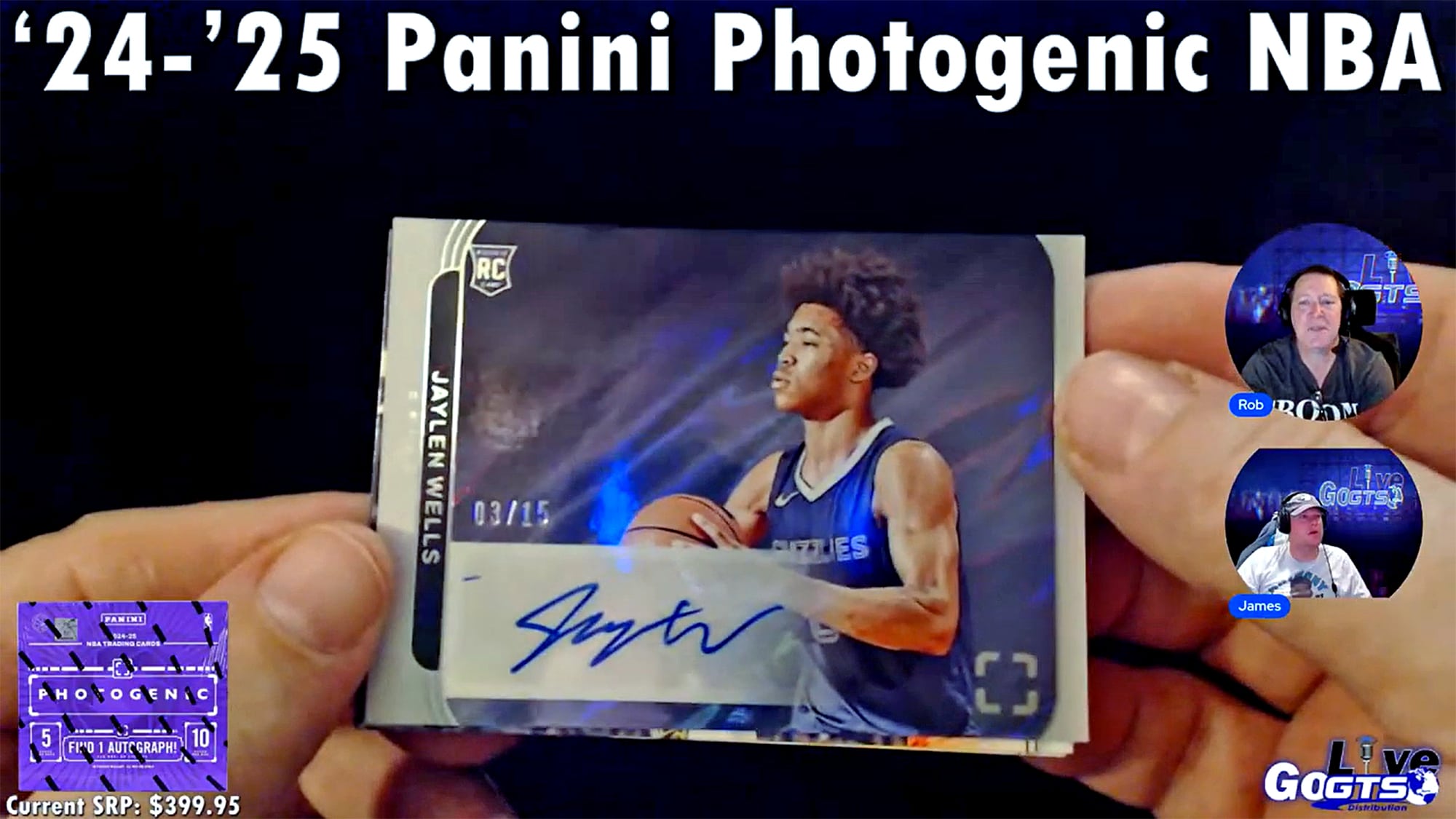 GoGTSLive's tweet card. Box Break: 2024-25 Panini Photogenic NBA Basketball Cards - The guys from Go GTS Live ripped a box of this photo-friendly basketball card product from July 24th's episode!