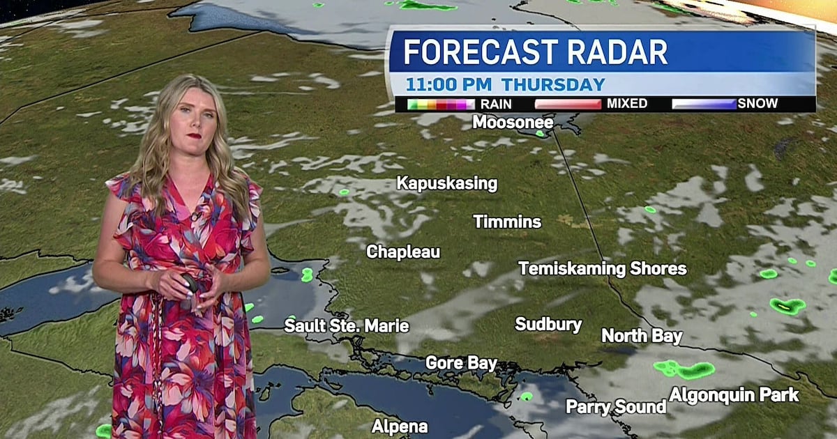 CTVNewsNorthern's tweet card. Lindsay Aelick has the seven-day forecast for across northeastern Ontario.