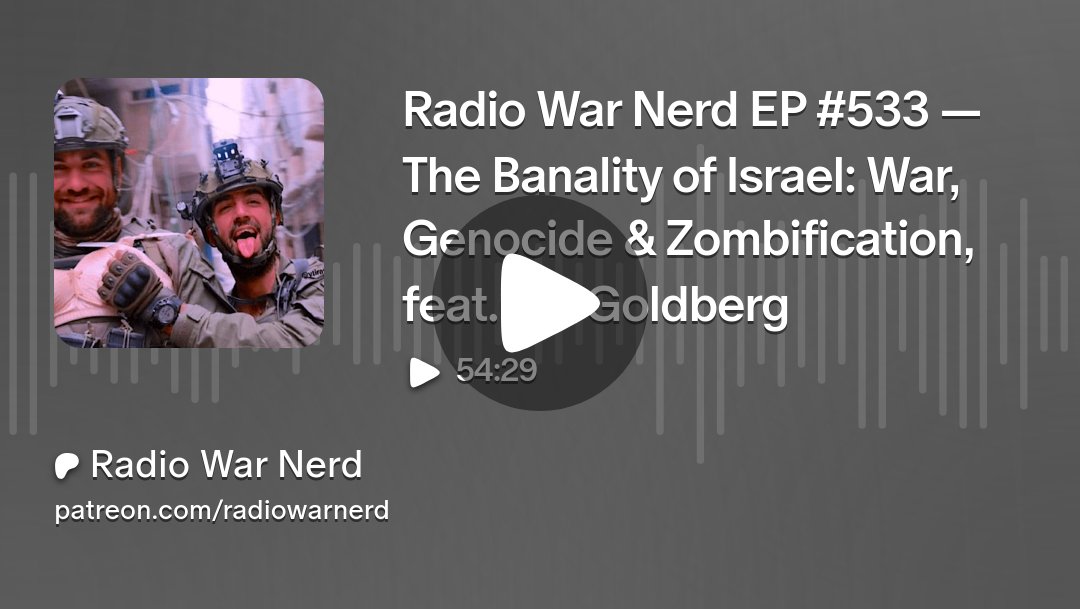 RadioWarNerd's tweet card. Get more from Radio War Nerd on Patreon