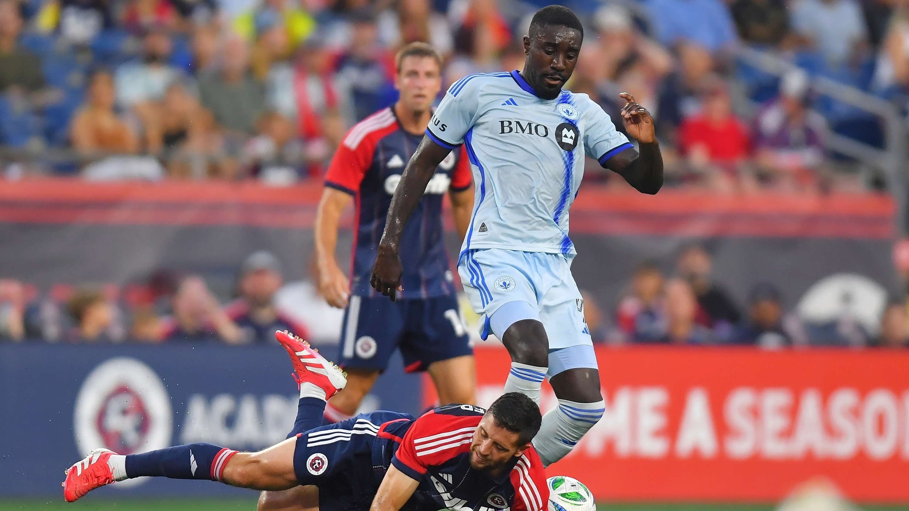 TSN690's tweet card. Prince Owusu, Dante Sealy and Olger Escobar each scored a goal on Friday night to help CF Montreal beat the New England Revolution 3-1 to snap a four-game winless streak.