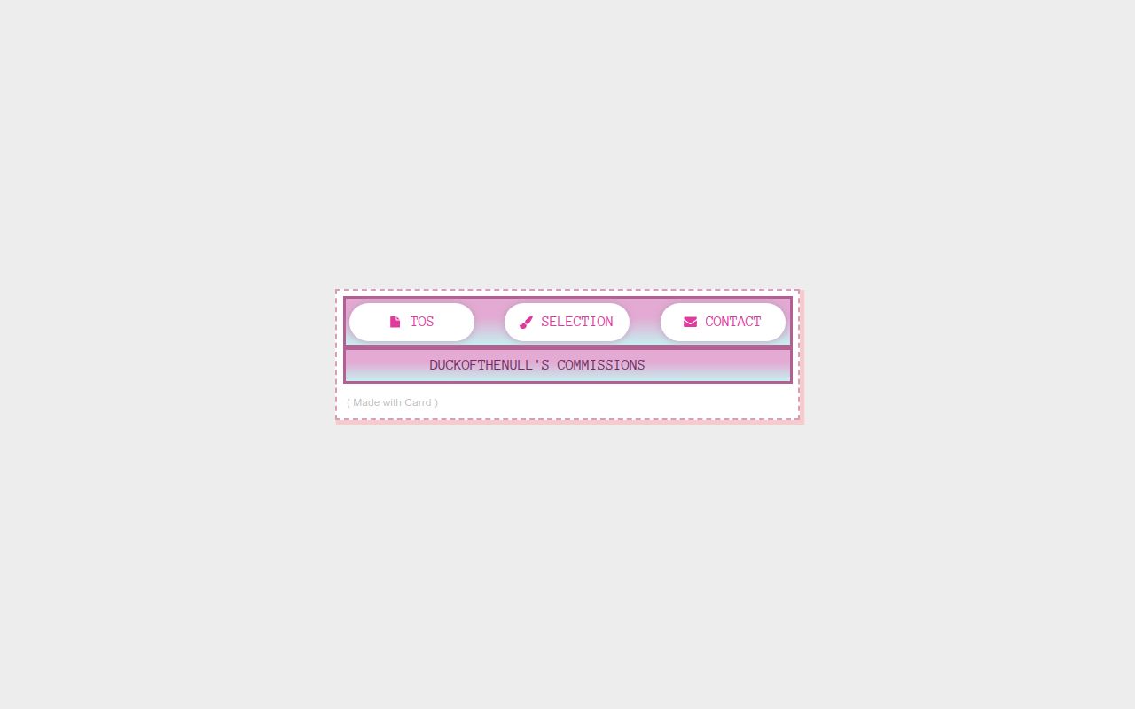 duckofthenull's tweet card. hi guys