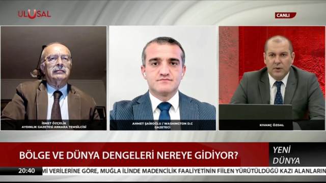 shahidovcom's tweet card. Ulusal Kanal’da yayımlanan “Yeni Dünya” programında Ortadoğu ve Güney Kafkasya’daki son gelişmeler masaya yatırıldı. Gazeteci Kıvanç Özdal’ın sunduğu programa, “Aydınlık” gazetesi Ankar…