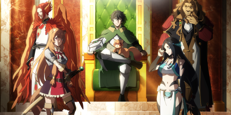 ANMTVLA's tweet card. The Rising of The Shield Hero: Crunchyroll estrenó el doblaje de la cuarta temporada