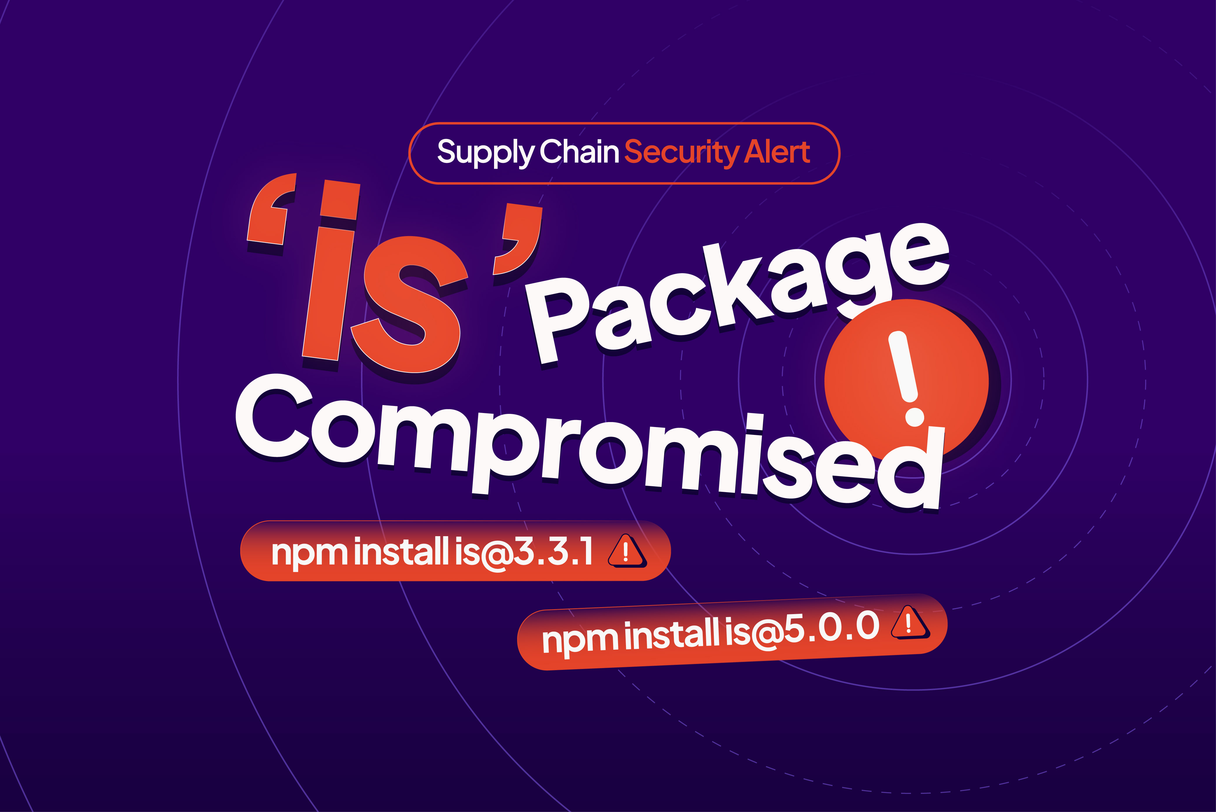 azu_re's tweet card. npm 'is' package versions 3.3.1 and 5.0.0 compromised - critical utility with millions of weekly downloads falls victim to expanding phishing campaign